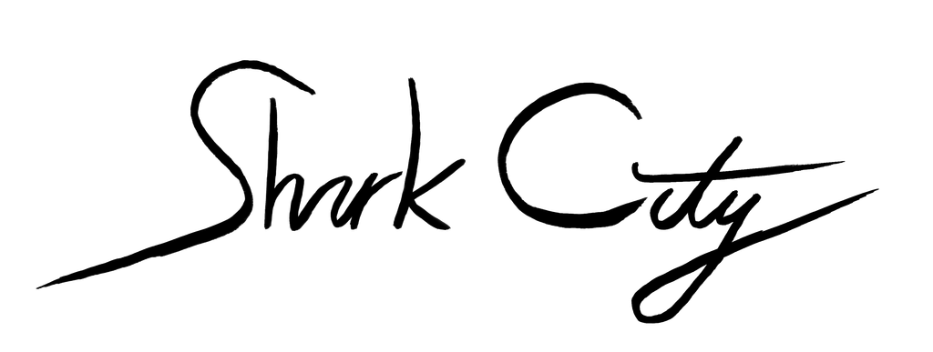 shark city logo black